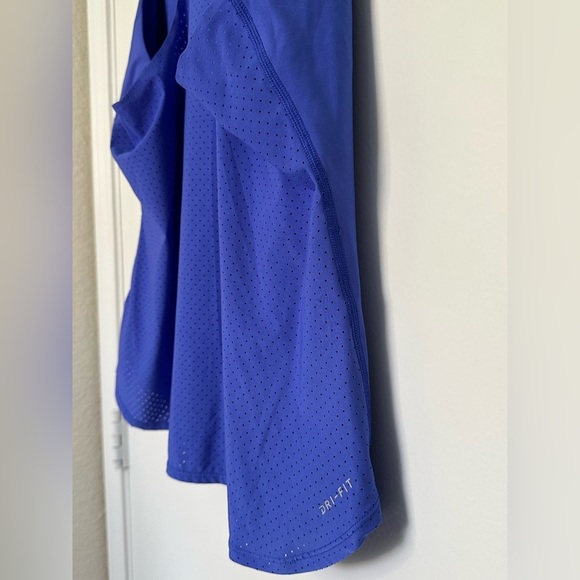 Nike Court FlexMaria Paramount Dri-Fit Blue Tank, Size Large - Picture 5 of 8